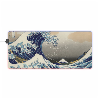 The Great Wave off Kanagawa | LED Mouse Pad