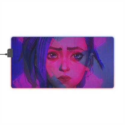 Arcane Jinx | LED Mouse Pad