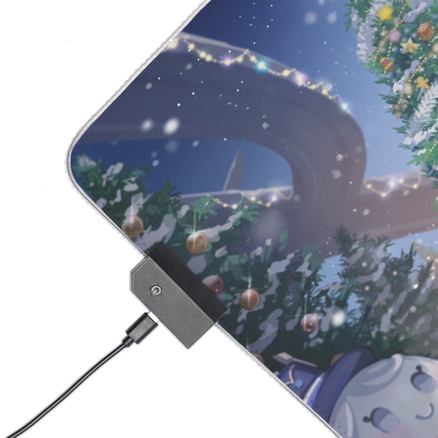 Genshin Impact Christmas | LED Gaming Mouse Pad