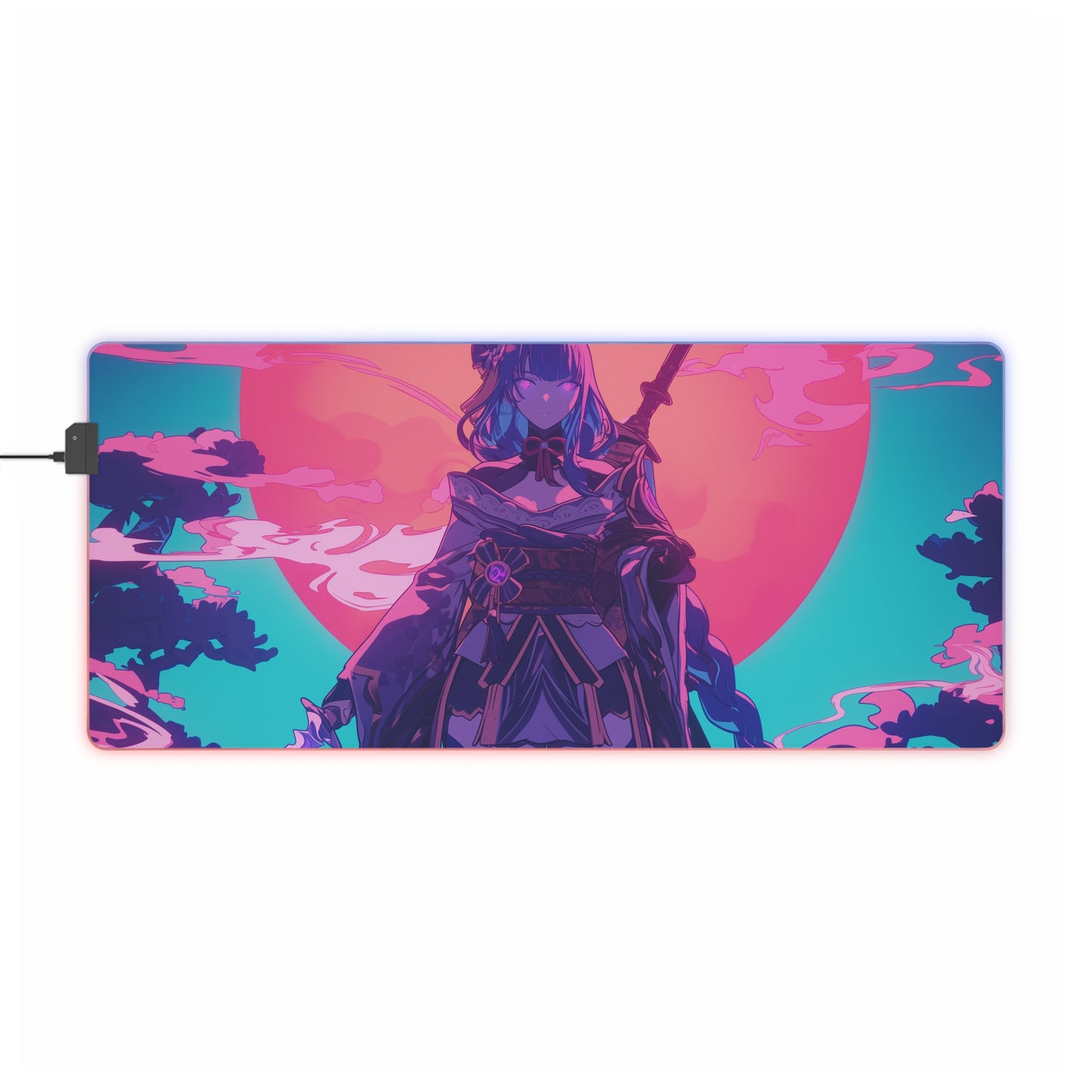 Raiden Shogun | LED Gaming Mouse Pad