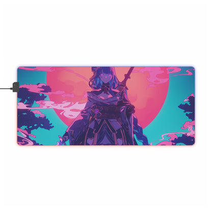 Raiden Shogun | LED Gaming Mouse Pad