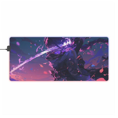 Raiden Shogun | LED Gaming Mouse Pad