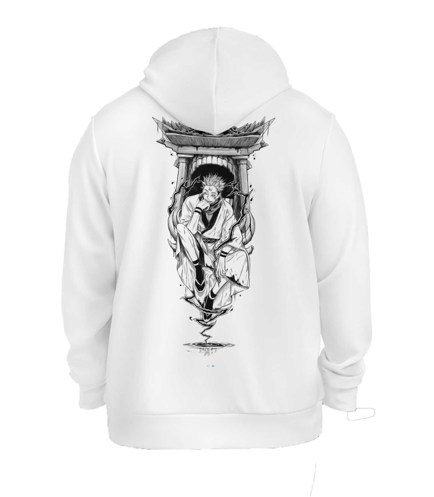 Sukuna | White Hoodie