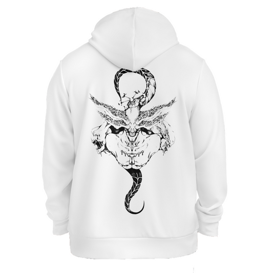 Mahoraga | White Hoodie