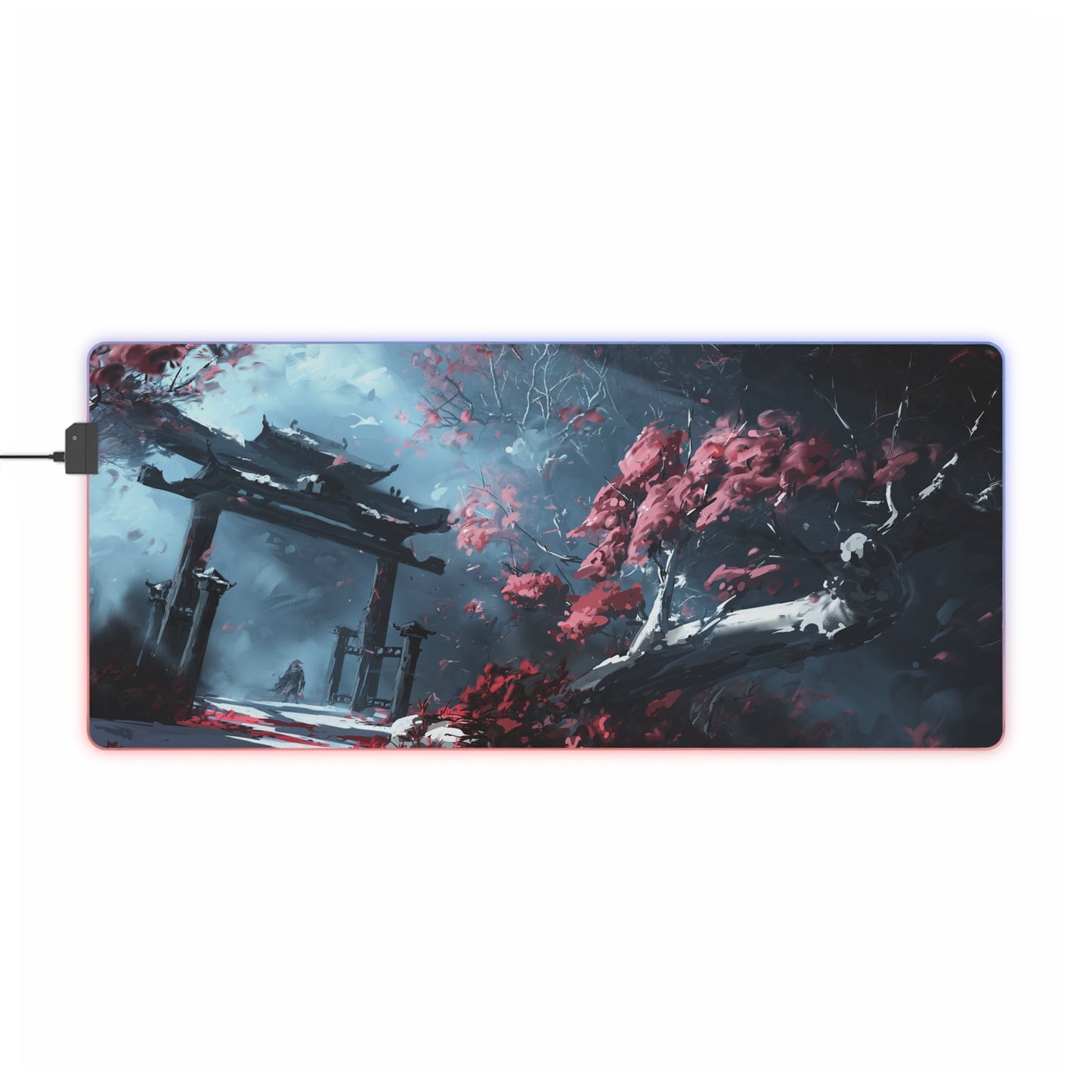 Ender Japanese Shrine Gate | LED Mouse Pad