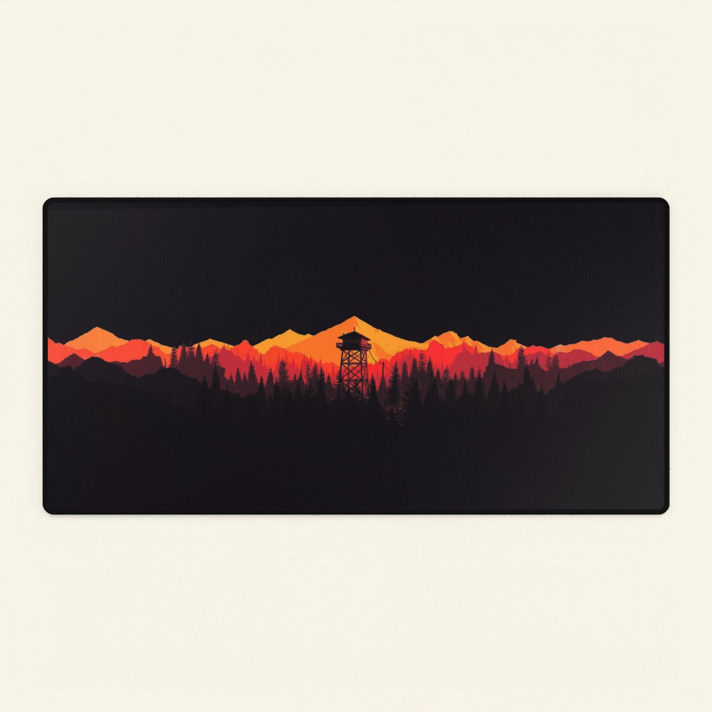 Firewatch Sunset Tower | Desk Mats