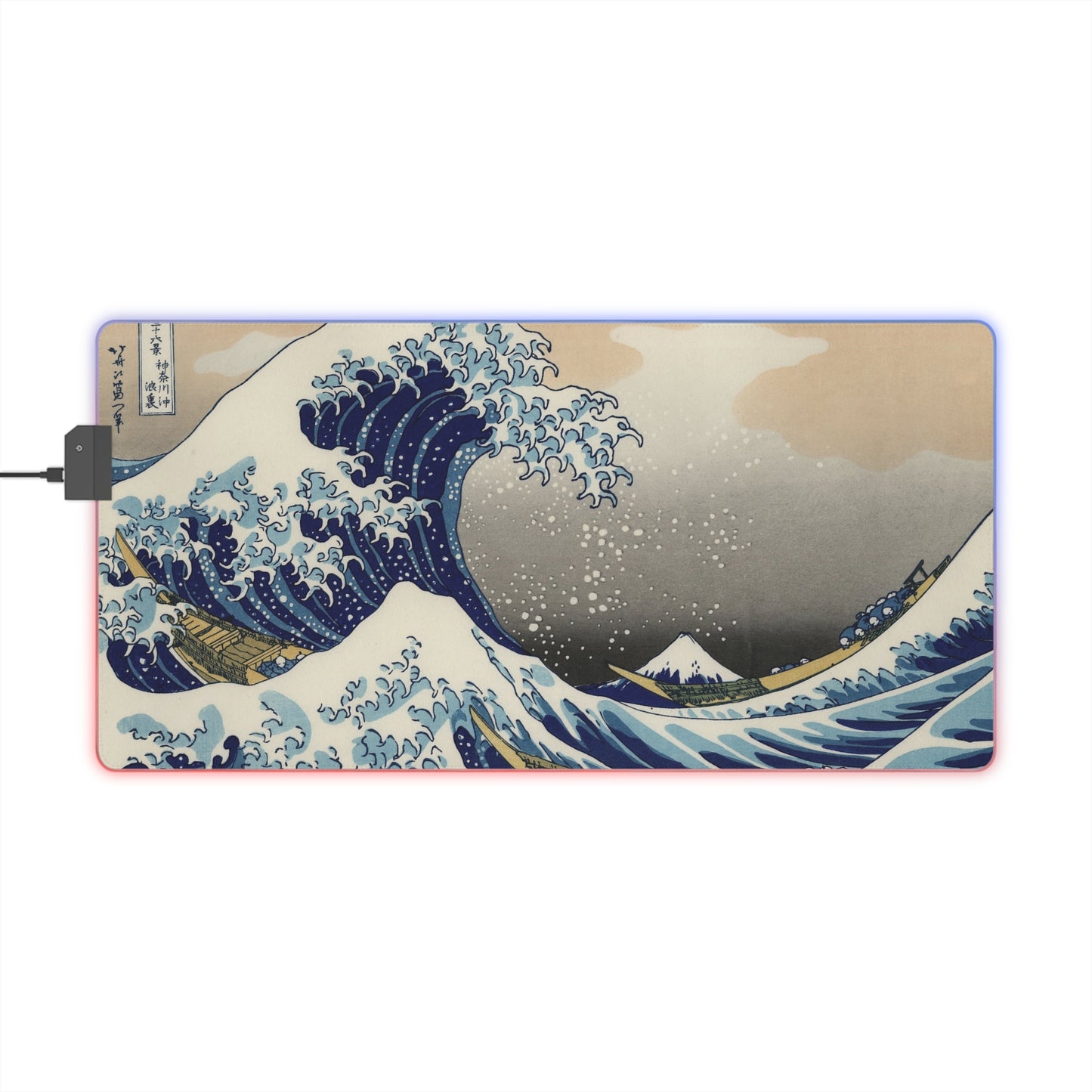 The Great Wave off Kanagawa | LED Mouse Pad