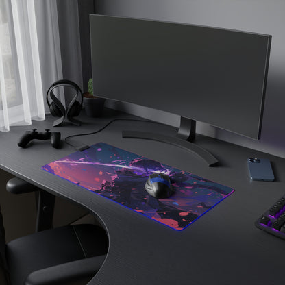 Raiden Shogun | LED Gaming Mouse Pad