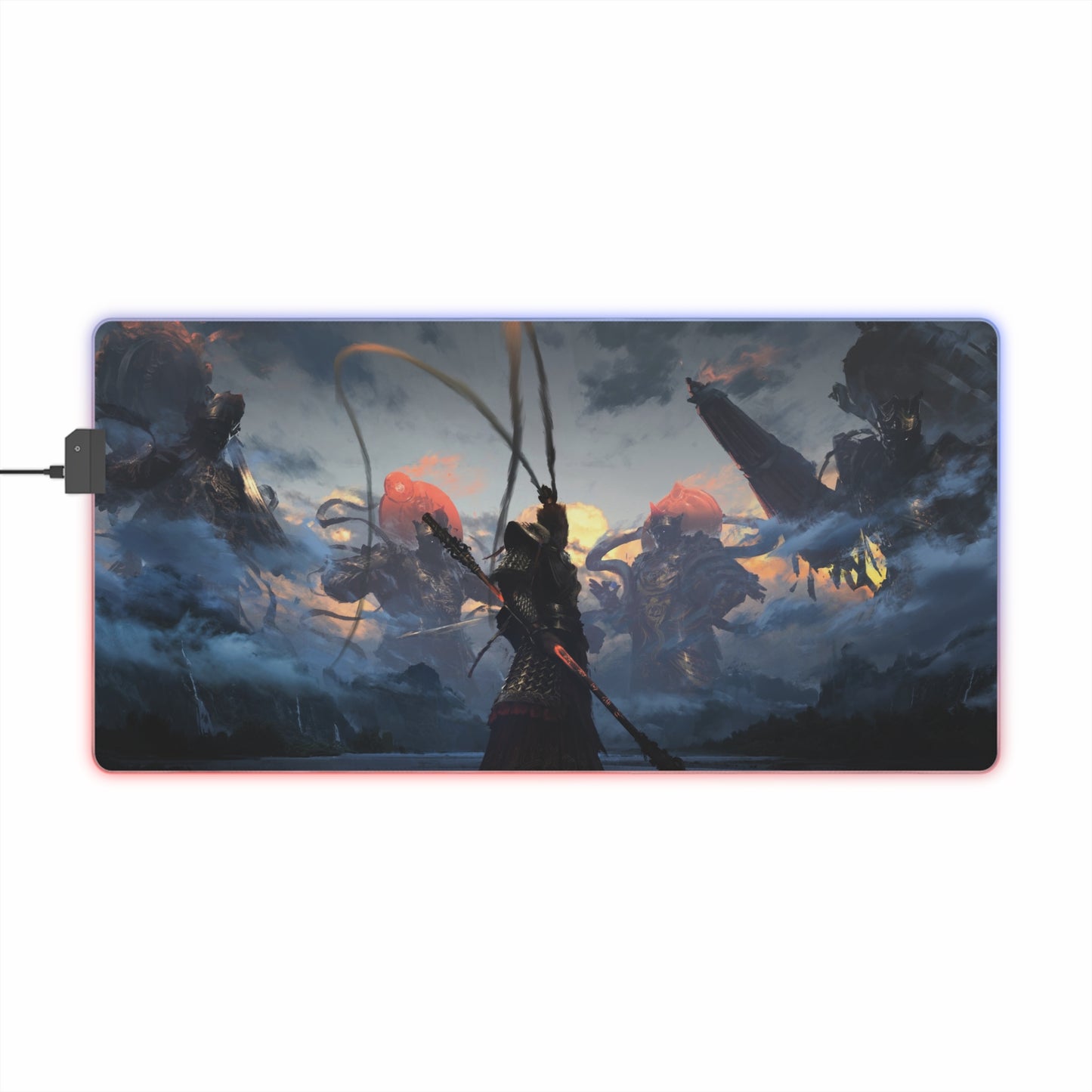 Black Myth Wukong Ancient Gods | LED Gaming Mouse Pad