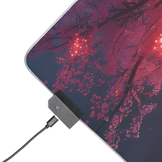 Cherry Blossom | LED Mouse Pad