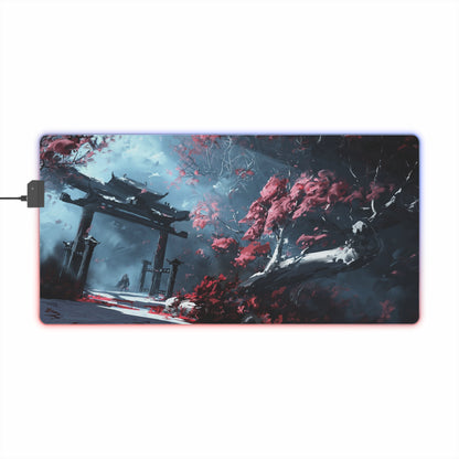 Ender Japanese Shrine Gate | LED Mouse Pad