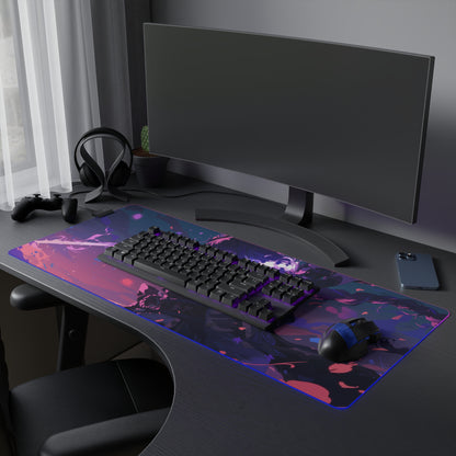 Raiden Shogun | LED Gaming Mouse Pad