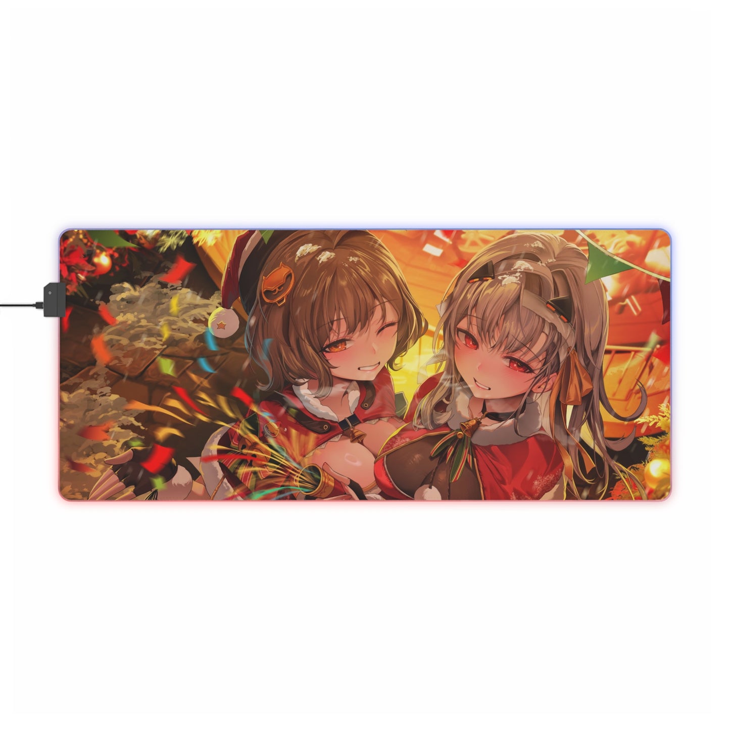 Nikke Anis Modernia Christmas | LED Gaming Mouse Pad