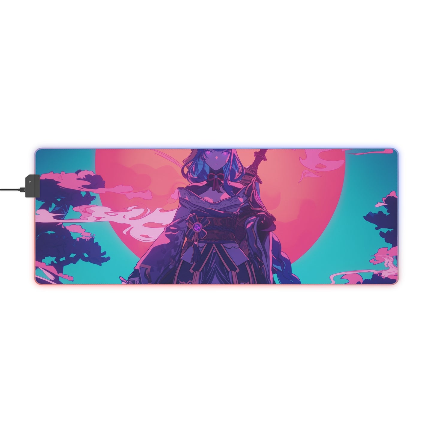 Raiden Shogun | LED Gaming Mouse Pad